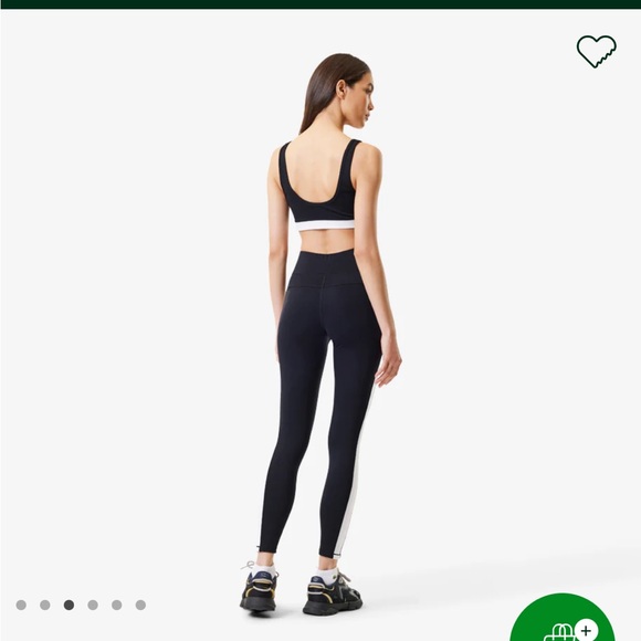 WOMEN'S LACOSTE X BANDIER ALL MOTION COLORBLOCK LEGGINGS - Picture 4 of 6